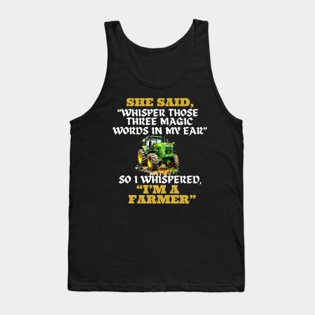 Farmer Shirt Funny Farmer Shirt Tank Top by HoosierDaddy